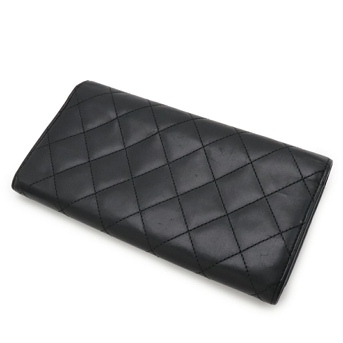 Chanel Cambon Line Soft Calf Long Wallet