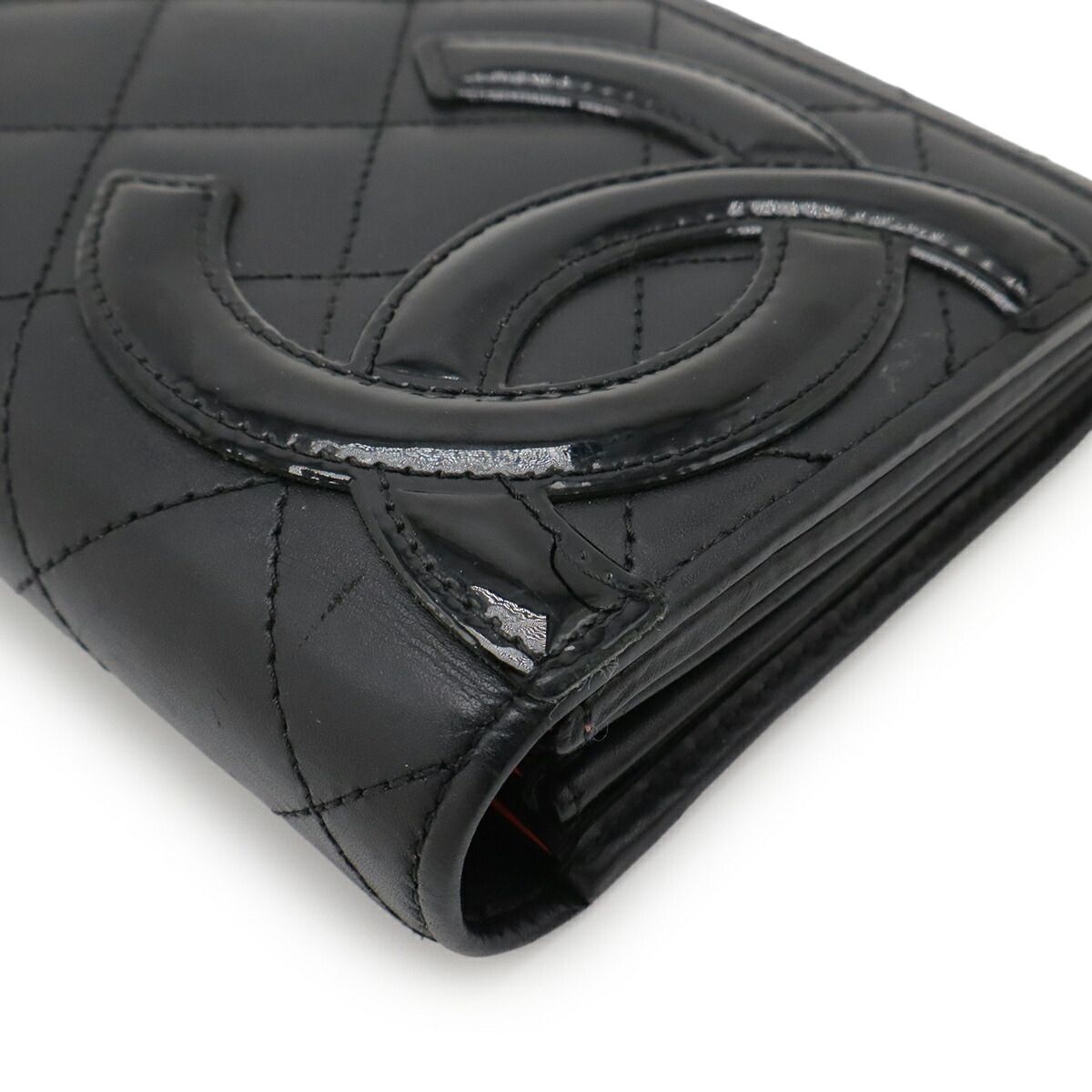 Chanel Cambon Line Soft Calf Long Wallet