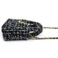 CHANEL Fabric Mini Chain Shoulder Bag