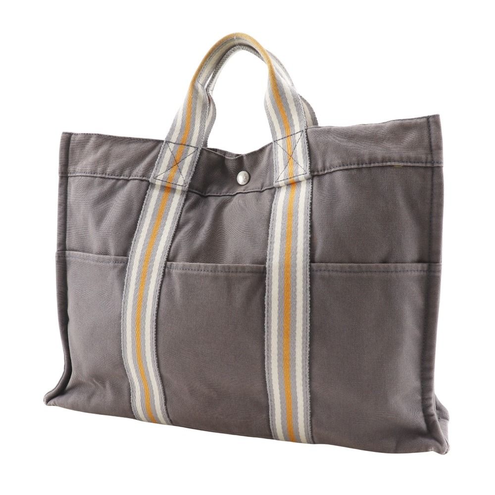 Herm s Fourre Tout MM Cotton Canvas Tote Bag Ginza Limited