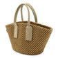 Hermes PanierPM Linen Tote Bag