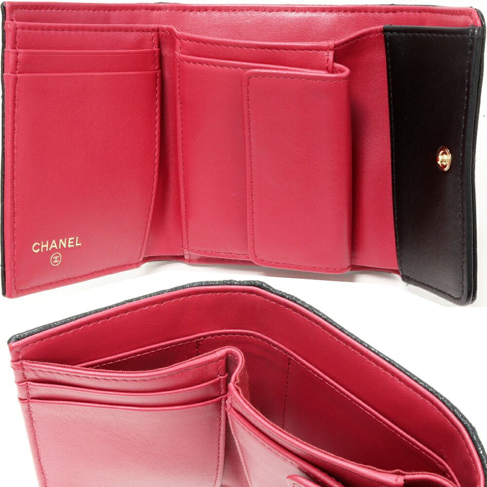 Chanel CHANEL19 Small Flap Wallet Lambskin Wallet