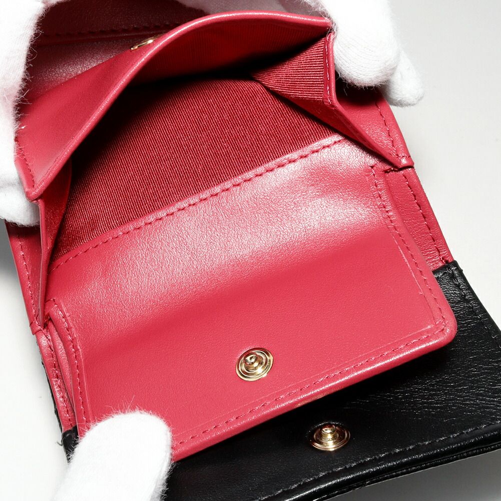 Chanel CHANEL19 Small Flap Wallet Lambskin Wallet
