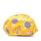 Chanel High Summer Coco Mark Flower Canvas Leather Shoulder Bag