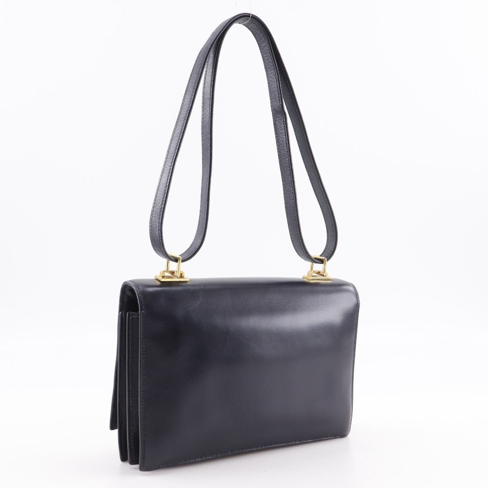 Hermes Box Calf Leather 2way Shoulder Bag