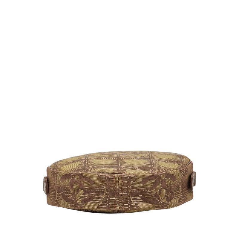 Chanel New Travel Line Canvas Leather Pouch