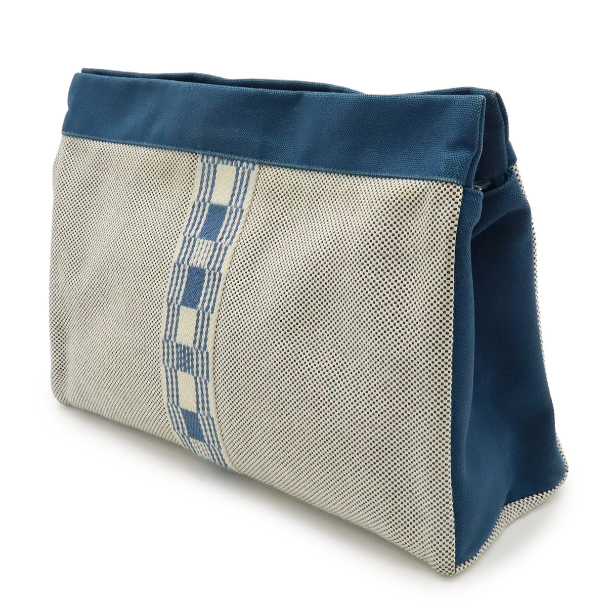Herm s Jimetou GM Canvas Clutch Bag