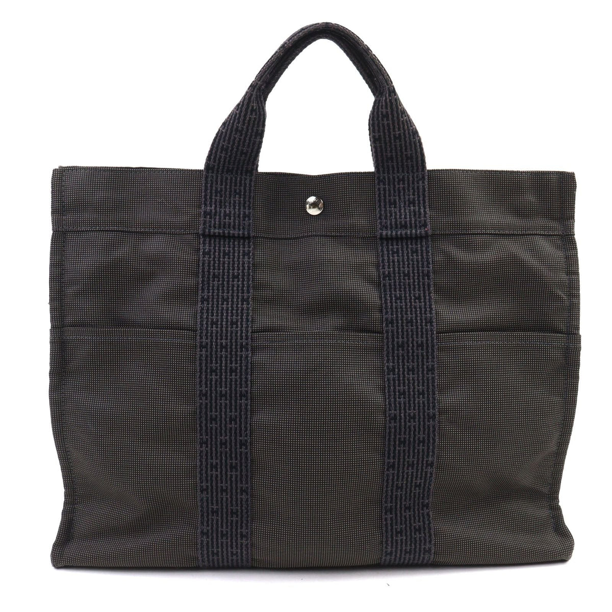Hermes Her Line Canvas Tote Bag