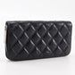 Chanel Paris New York Line Lambskin Long Wallet