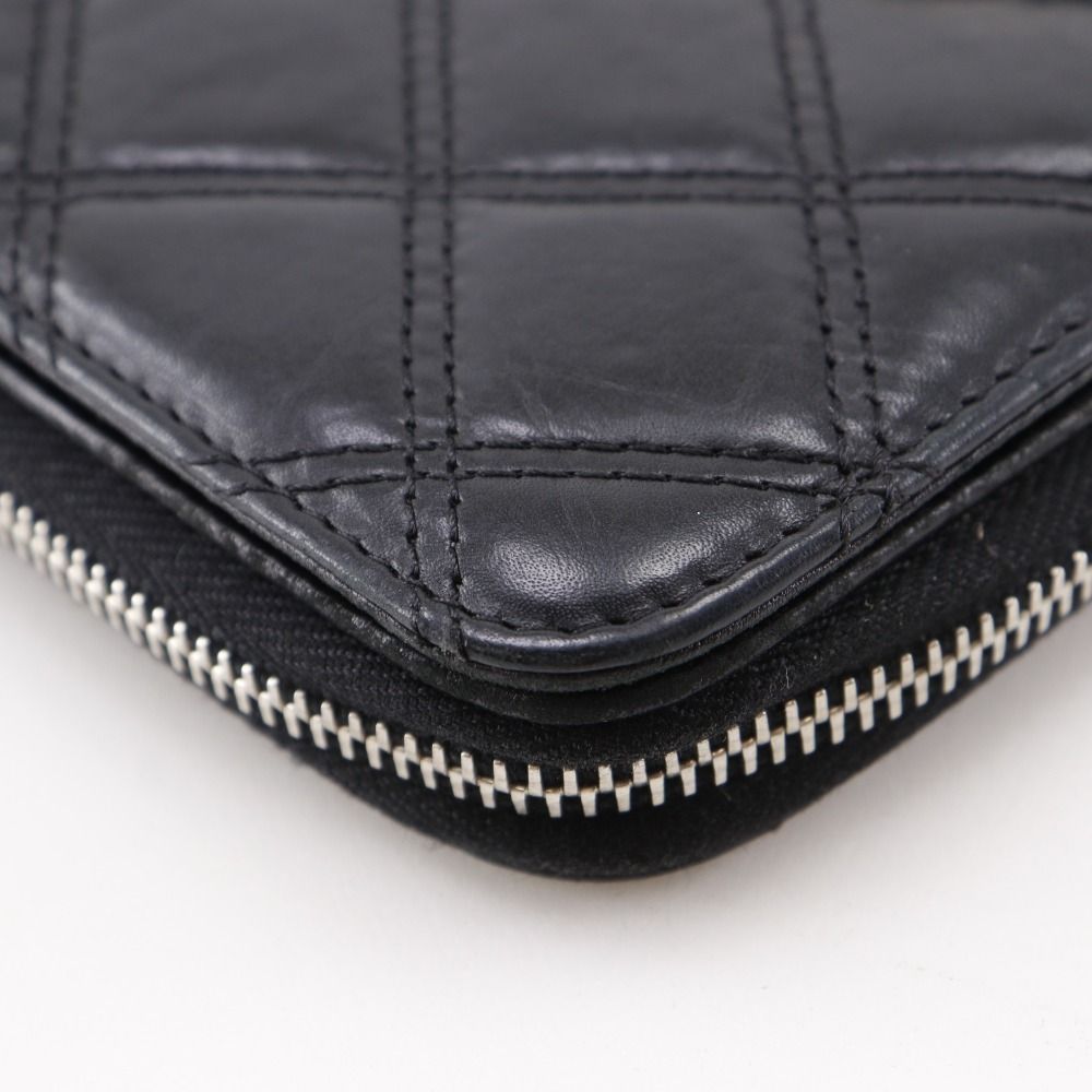 Chanel Paris New York Line Lambskin Long Wallet