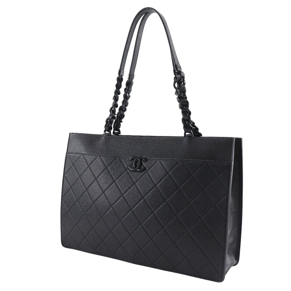 Chanel Large Shopping Matelasse Leather 2way Tote Bag