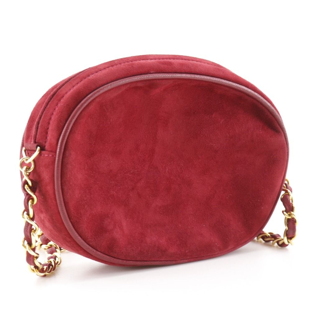 Chanel Coco Mark Suede Chain Shoulder Bag