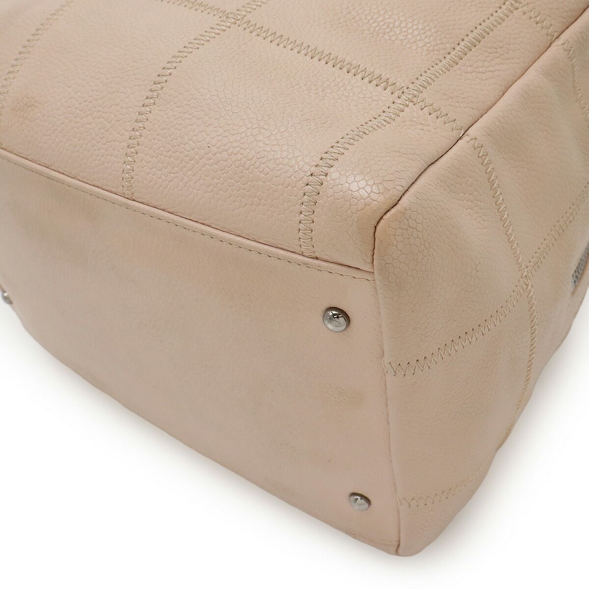 Chanel Choco Bar Caviar Skin 2way Bag