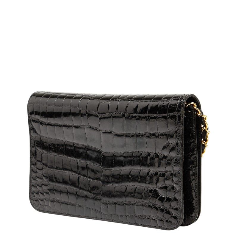 Chanel Coco Mark Crocodile Shoulder Bag