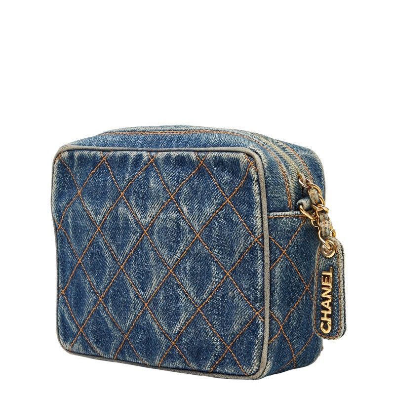 Chanel Matelasse Denim Shoulder Bag