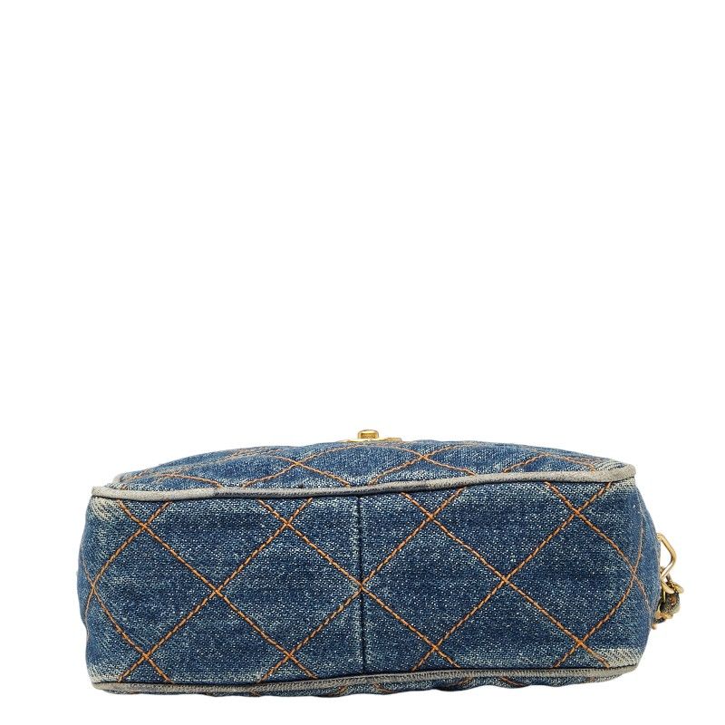Chanel Matelasse Denim Shoulder Bag