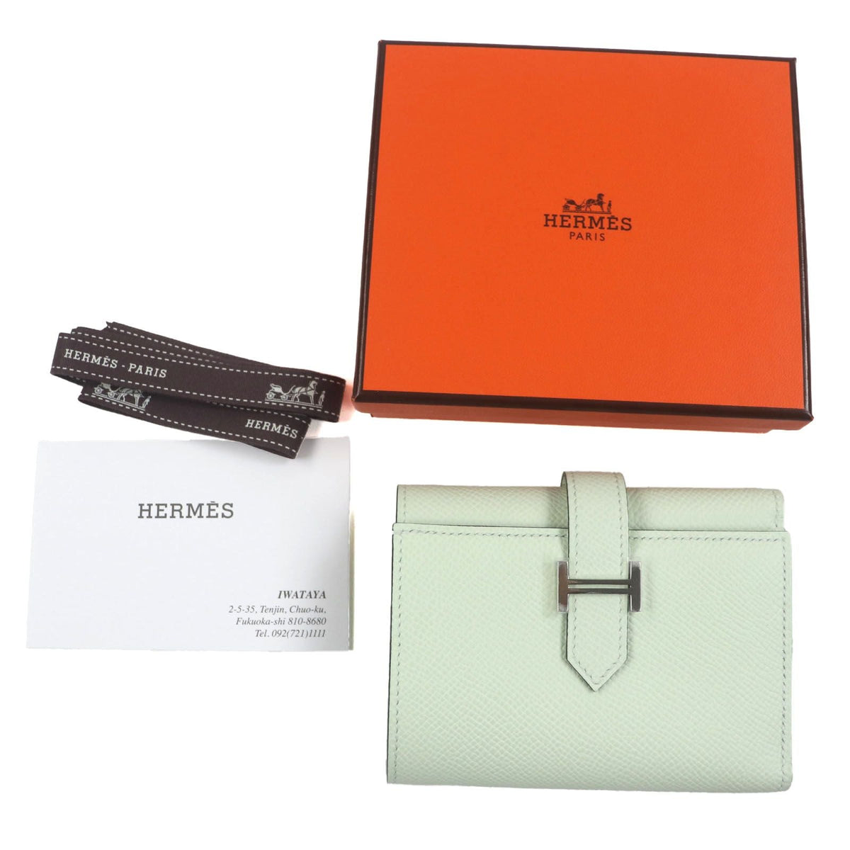 Hermes Bearn Combination Epsom Trifold Wallet