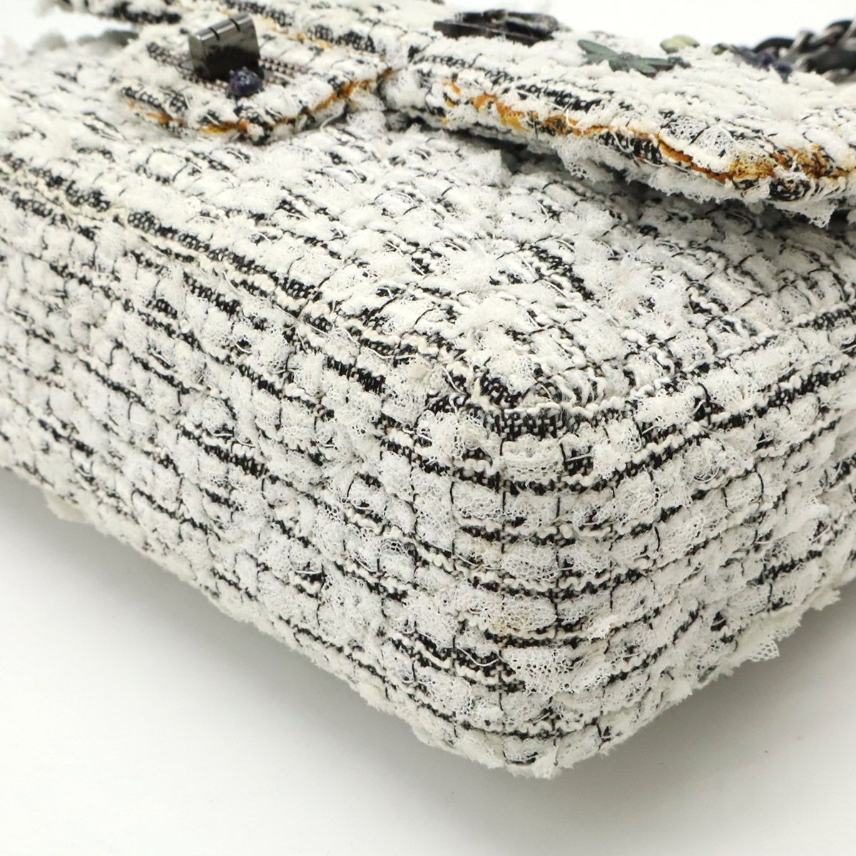 Chanel 2.55 Tweed Leather Shoulder Bag
