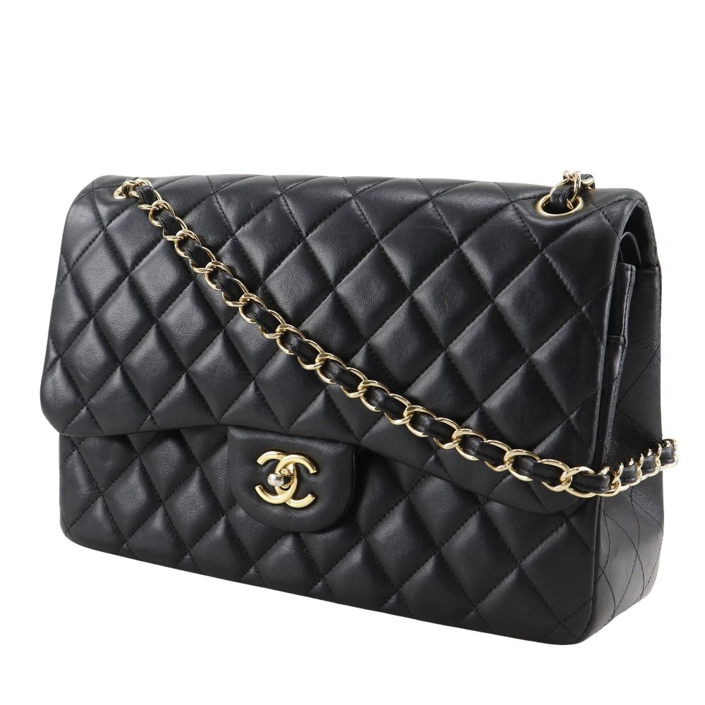 Chanel Classic Double Flap Bag Lambskin 2way Shoulder Bag