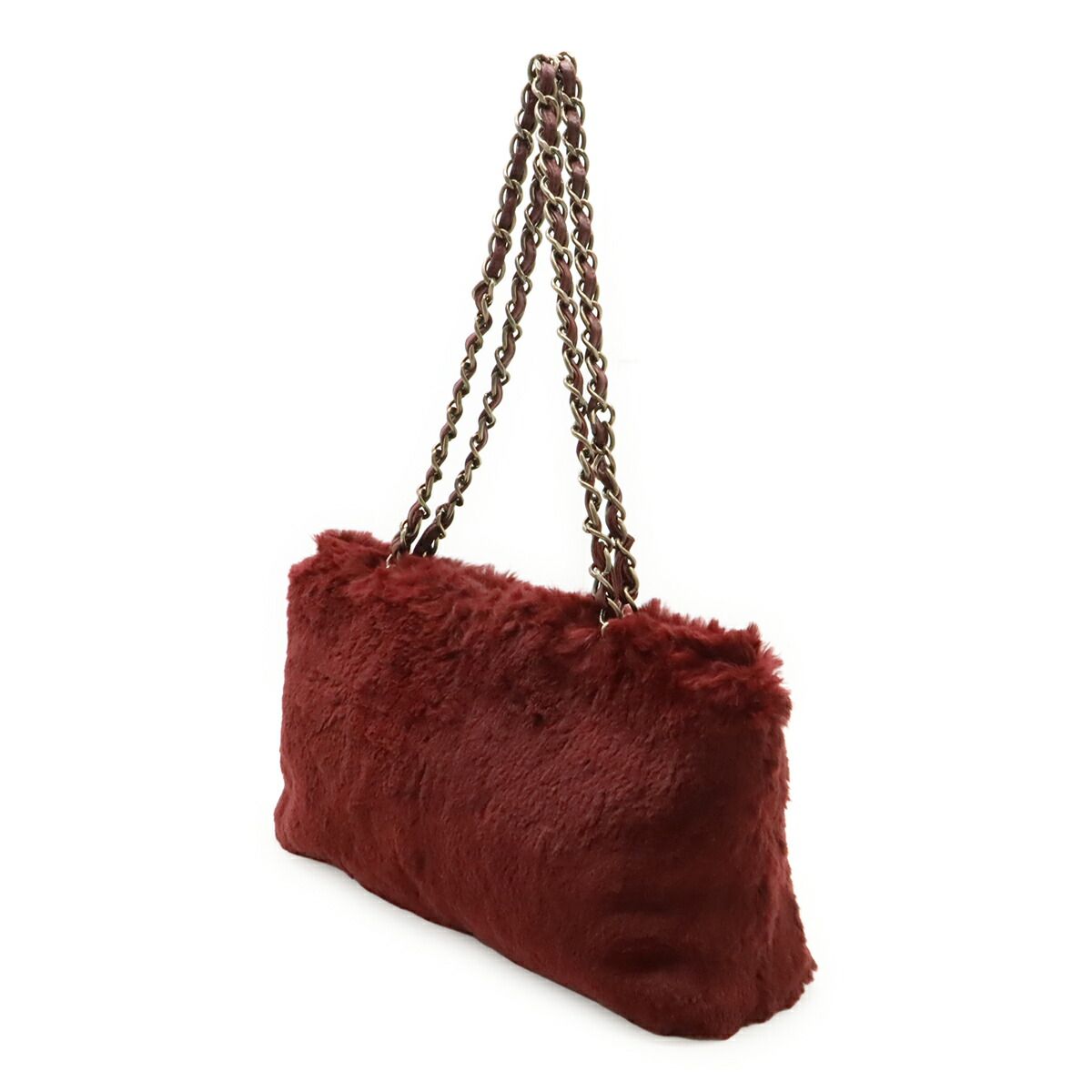Chanel Coco Mark Lapin Leather Shoulder Bag