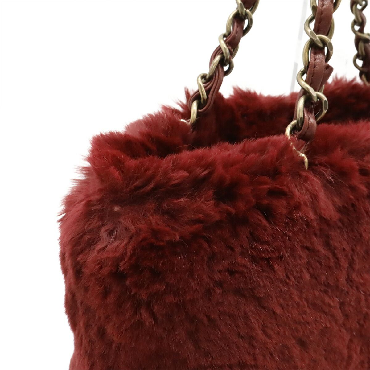 Chanel Coco Mark Lapin Leather Shoulder Bag