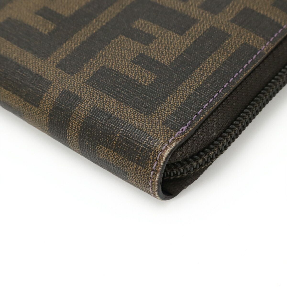 Fendi Zucca PVC Canvas Long Wallet