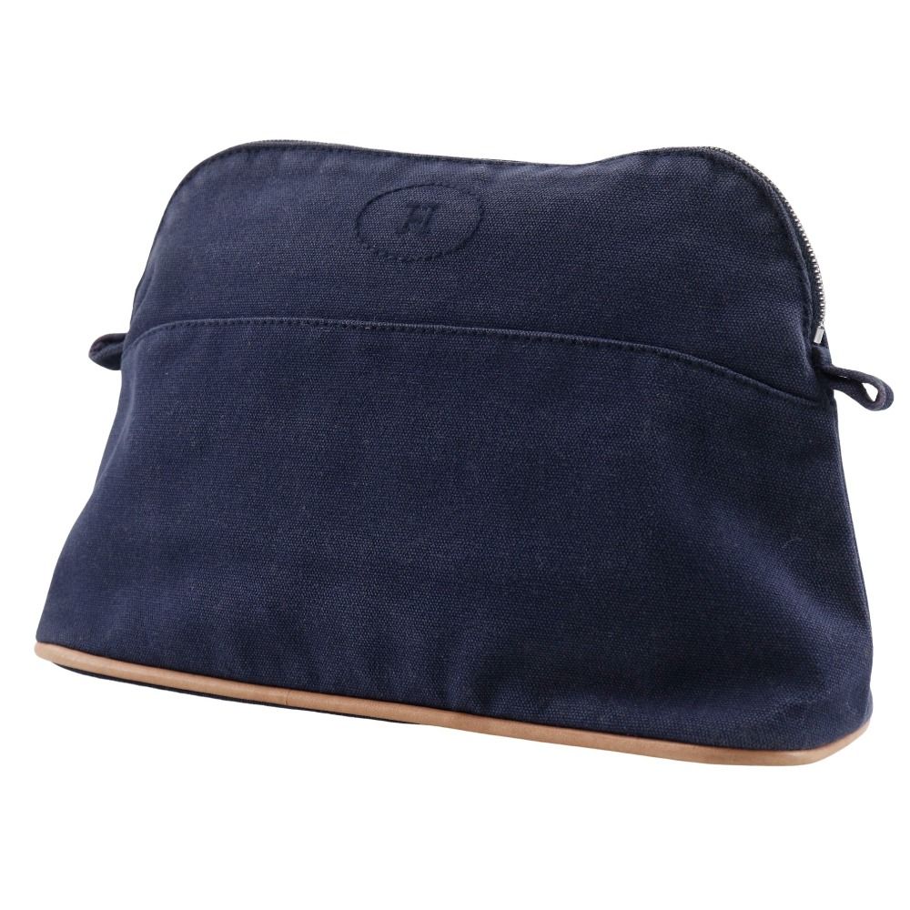 Hermes Bolide Pouch Cotton Canvas Pouch