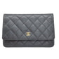Chanel Chain Wallet Caviar Leather 2way Shoulder Bag