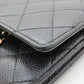 Chanel Chain Wallet Caviar Leather 2way Shoulder Bag