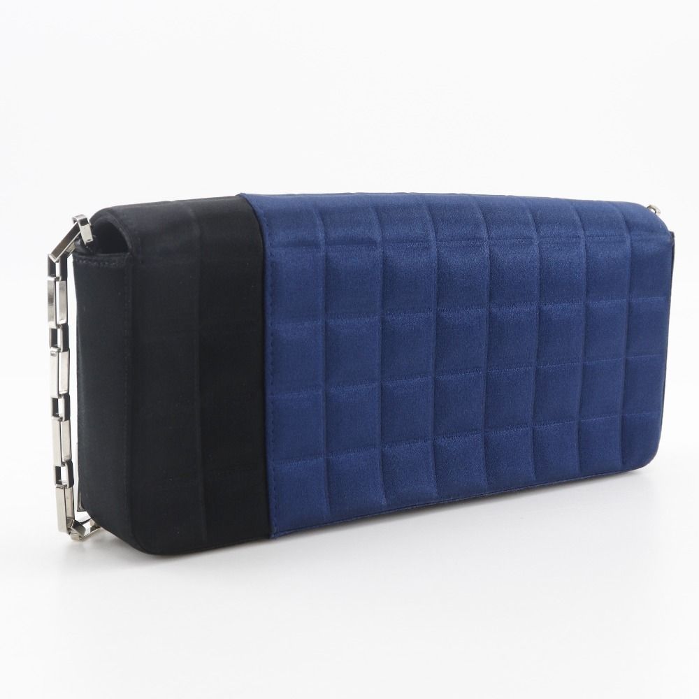 Chanel Choco Bar Satin Shoulder Bag