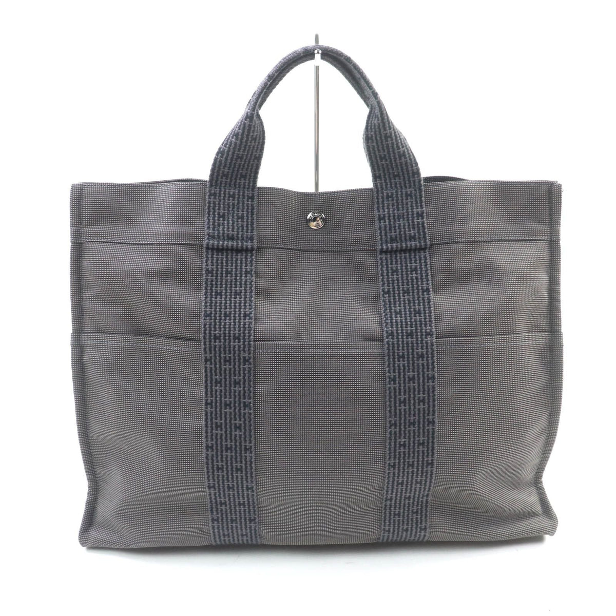 Hermes Her Line Canvas Tote Bag