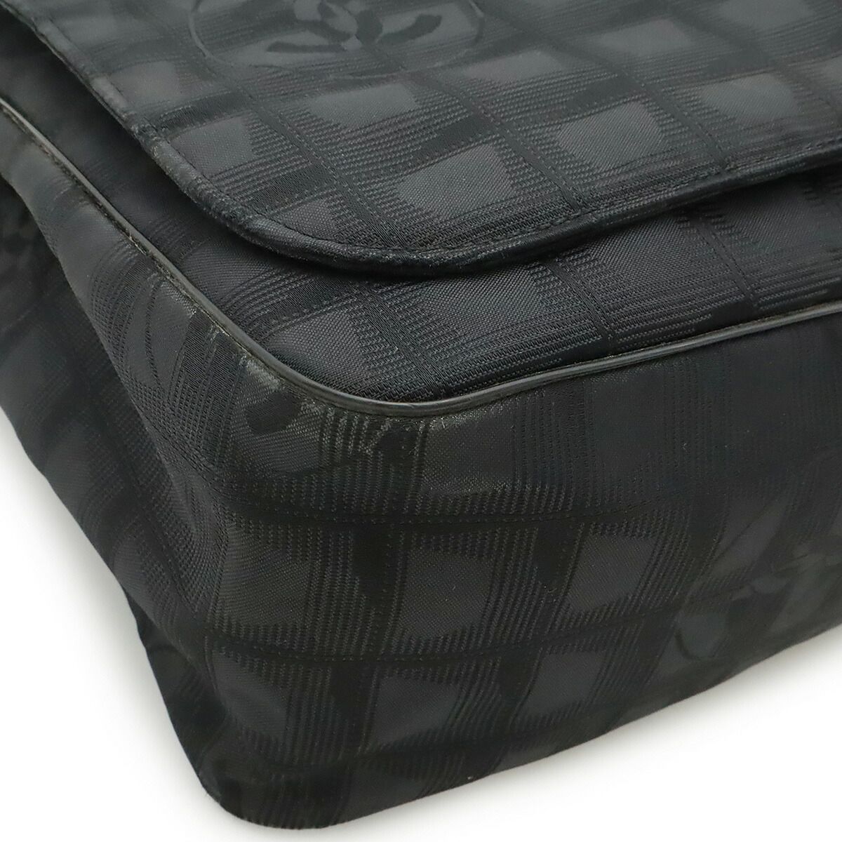 Chanel New Travel Line Nylon Jacquard Shoulder Bag