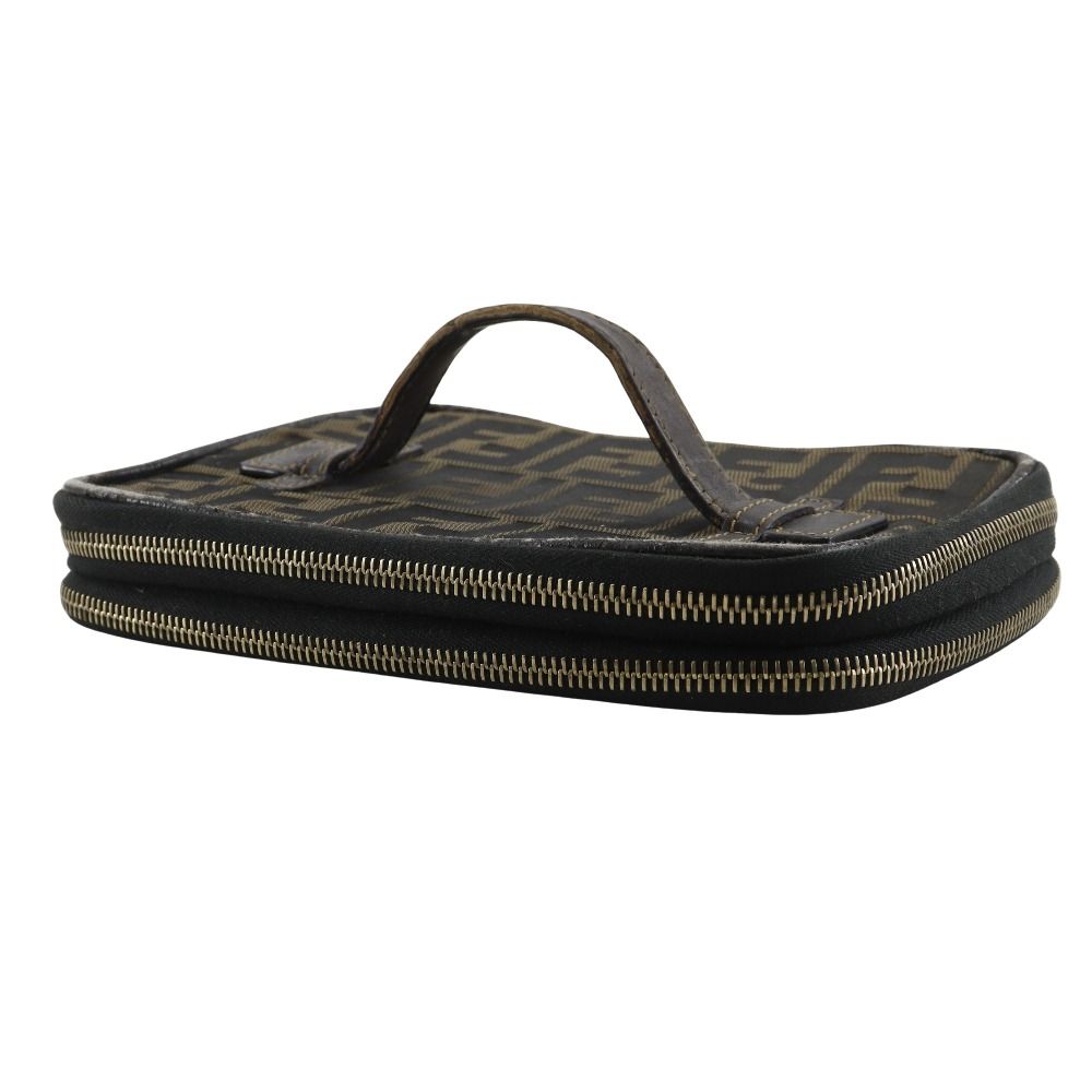 Fendi Zucca Nylon Canvas Vanity Pouch