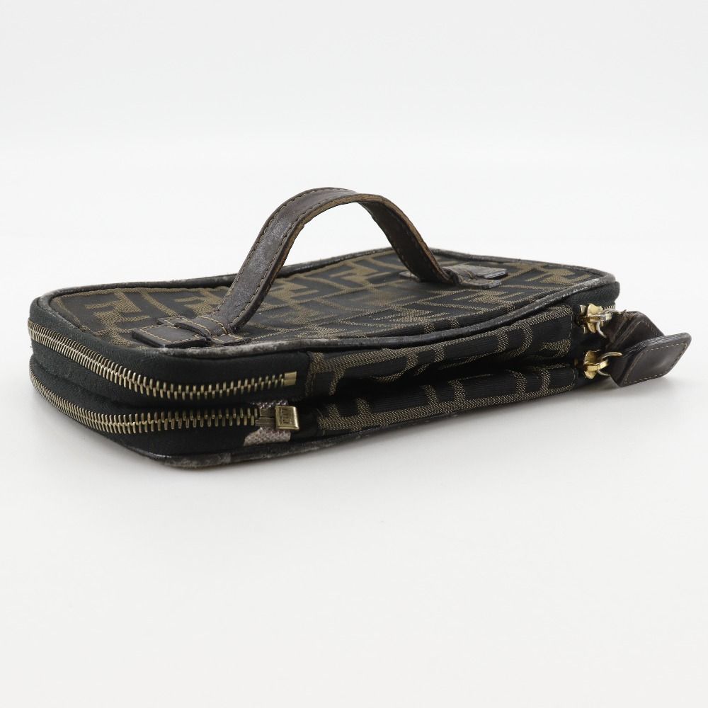 Fendi Zucca Nylon Canvas Vanity Pouch