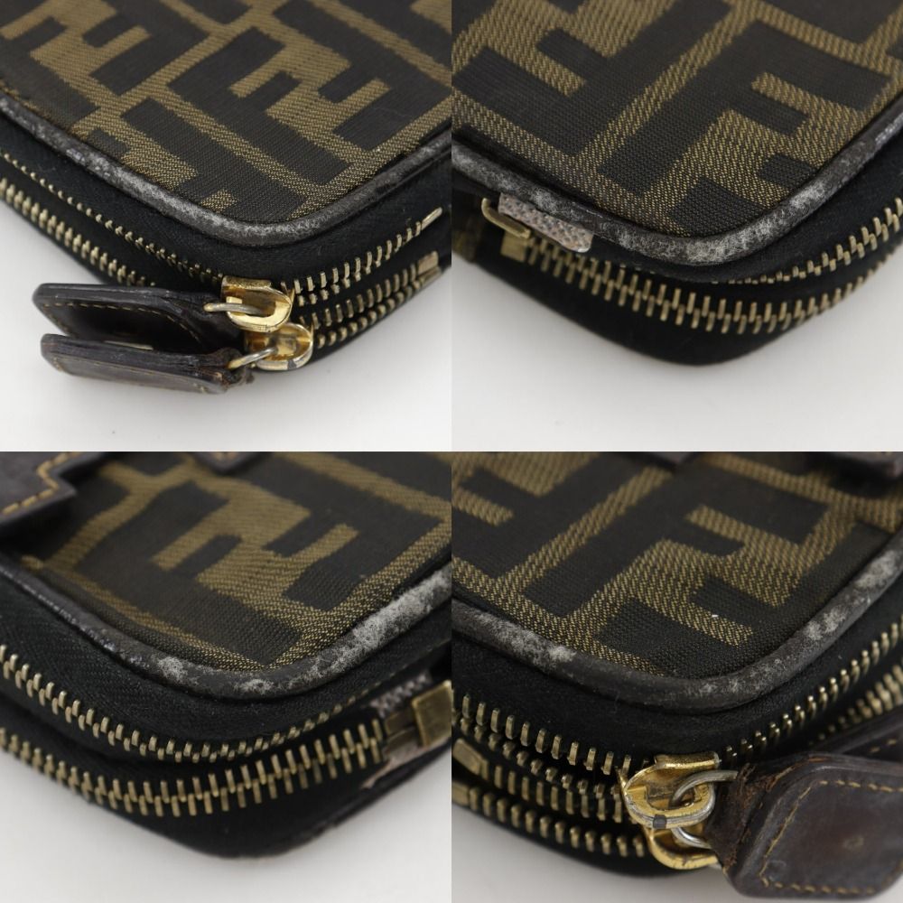 Fendi Zucca Nylon Canvas Vanity Pouch