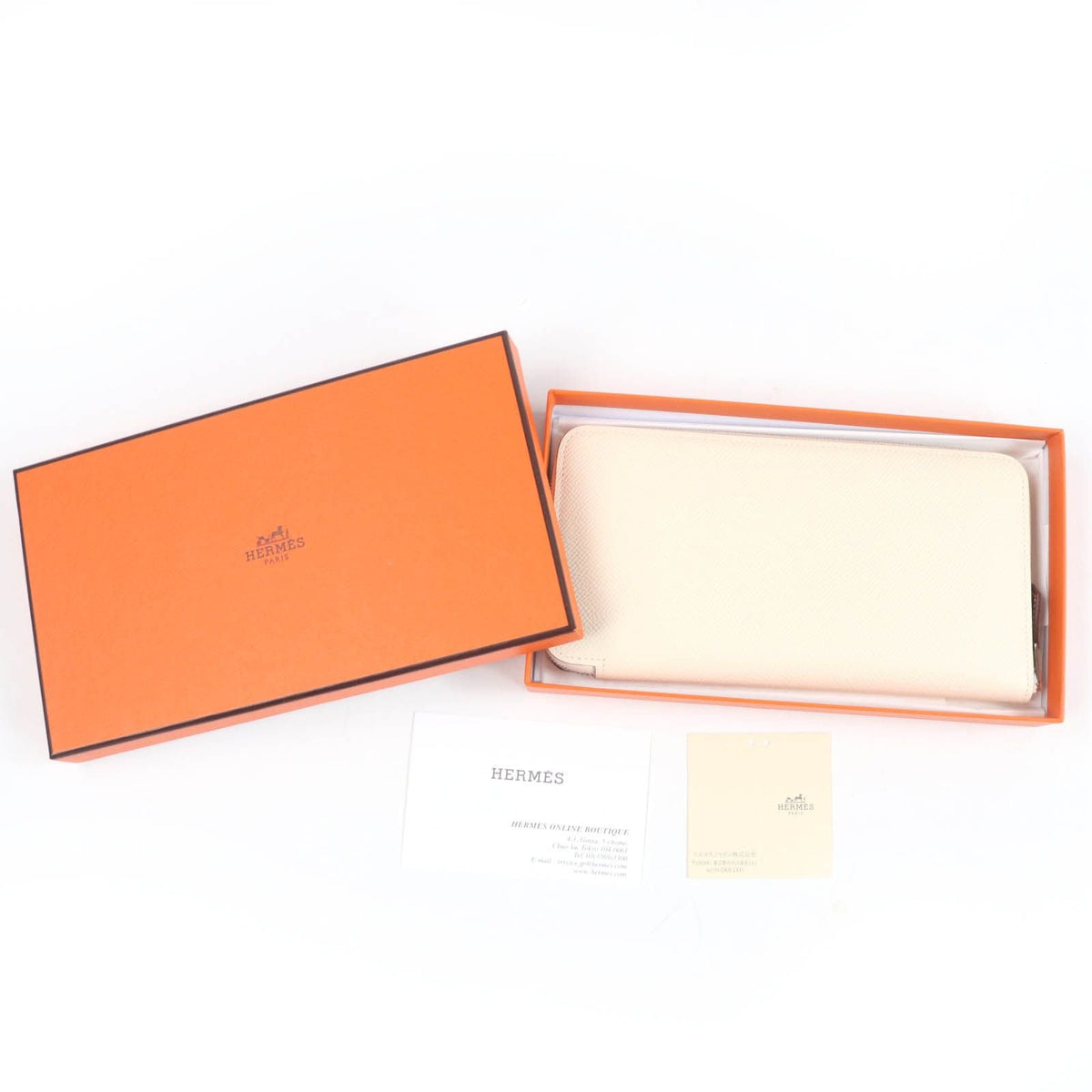Hermes Azap Long Epsom Leather Wallet