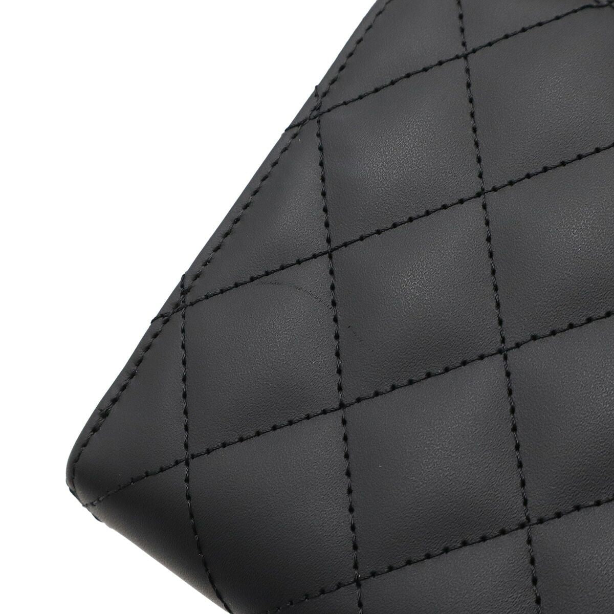 Chanel Cambon Line Soft Calf Long Wallet