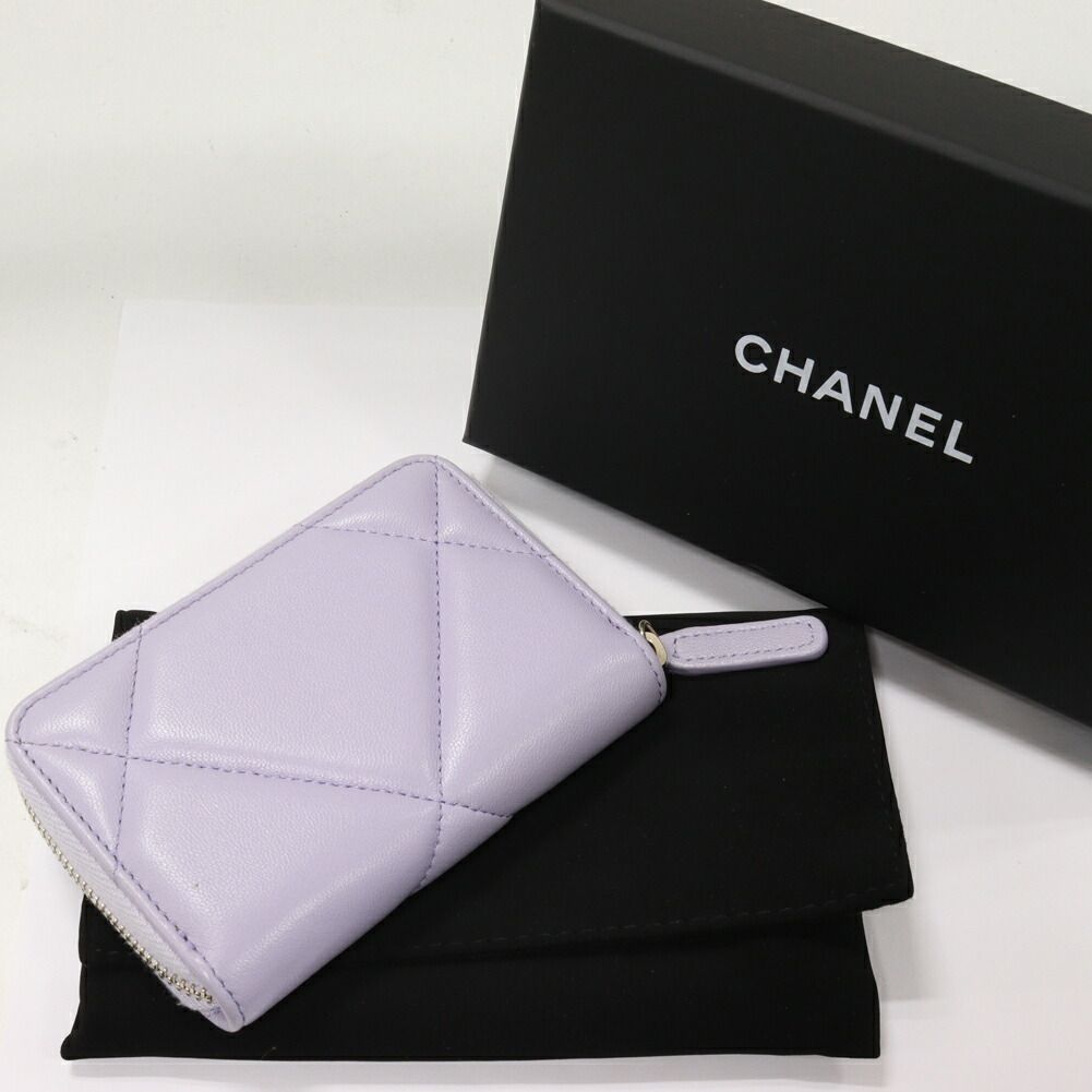 Chanel Lambskin CHANEL19 Coin Purse AP0949
