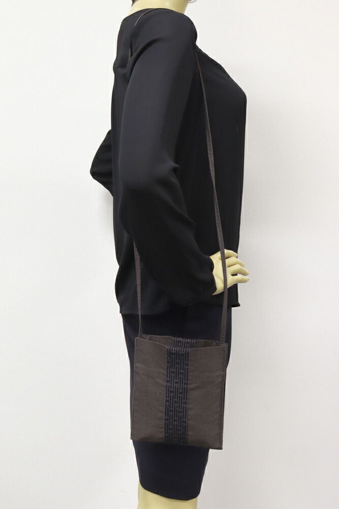 Hermes Herline Canvas Shoulder Bag