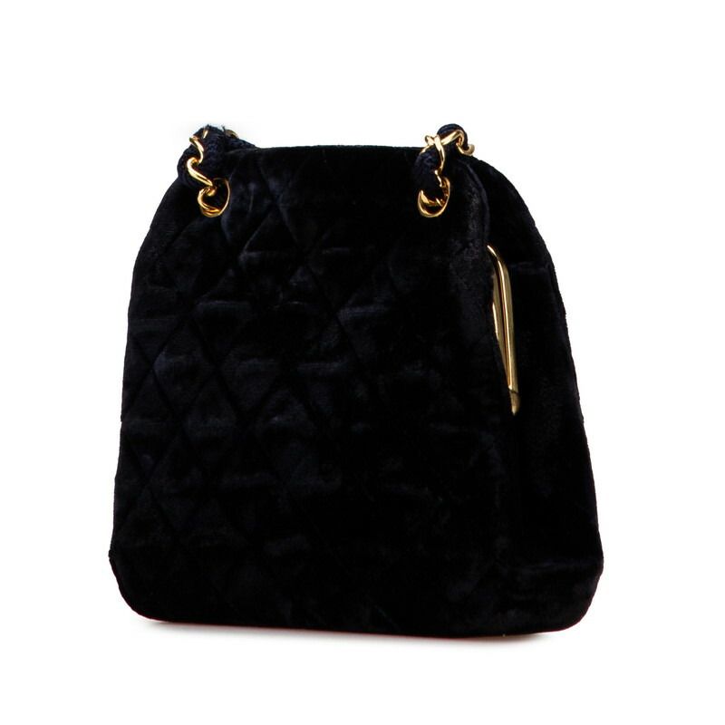 Chanel Matelasse Suede Chain Tote Bag
