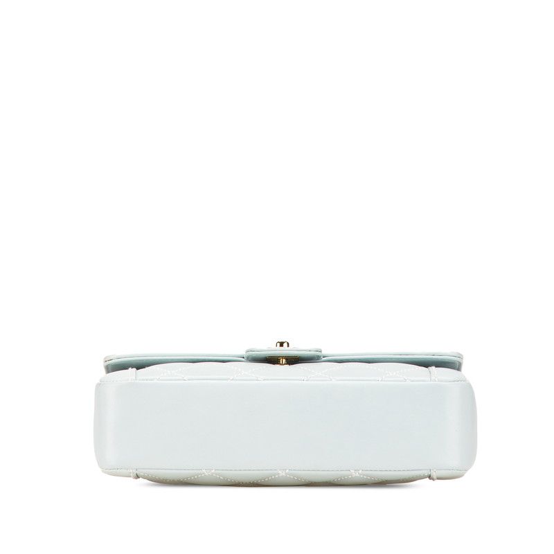 Chanel Coco Mark Wild Stitch Lambskin Handbag