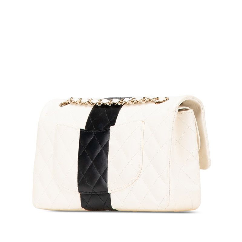 Chanel Coco Mark Double Flap Matelass  25 Lambskin Shoulder Bag