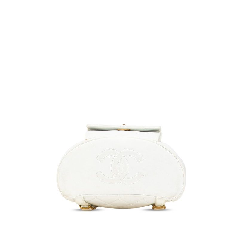 Chanel Coco Mark Matelasse Lambskin Backpack