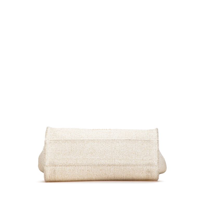 Chanel Deauville Canvas Leather 2way Bag