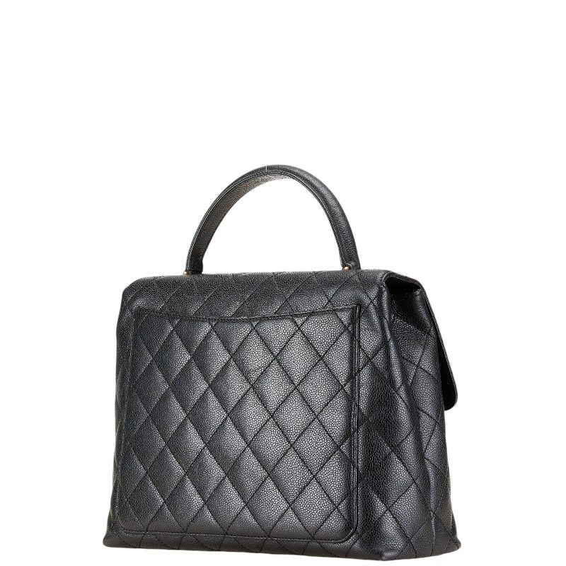 Chanel Coco Mark Matelasse Caviar Skin Handbag
