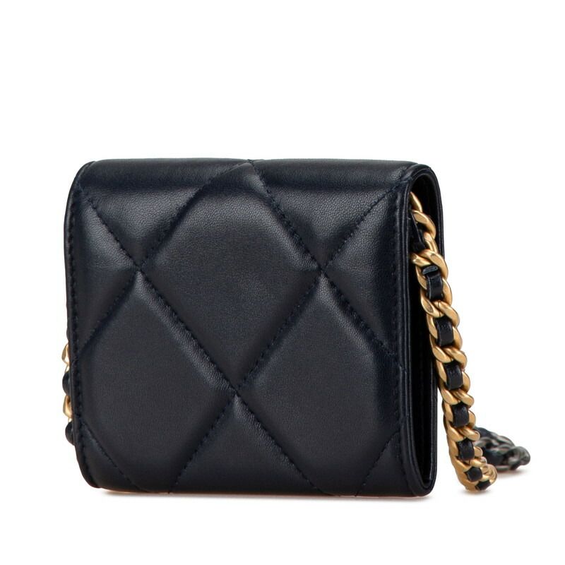 Chanel Matelasse Lambskin Chain Wallet