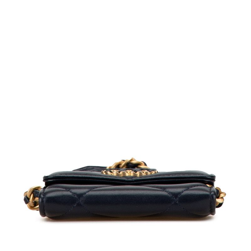 Chanel Matelasse Lambskin Chain Wallet