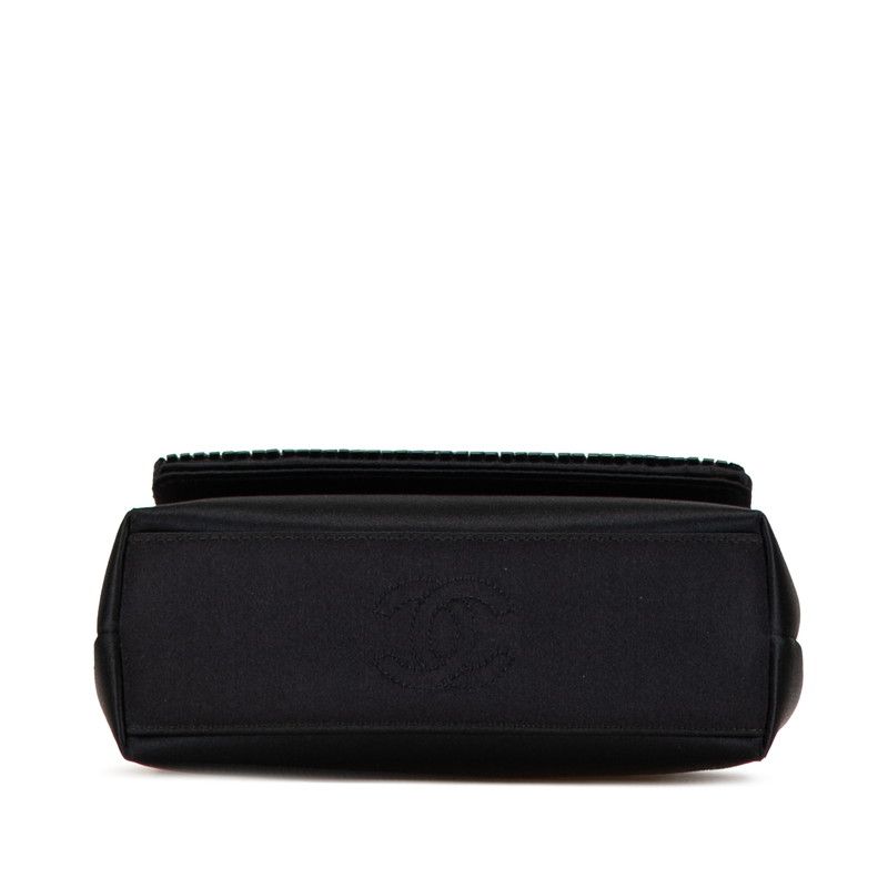 Chanel Coco Mark Satin Mini Shoulder Bag