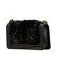 Chanel Boy Chanel Lambskin Fur Shoulder Bag