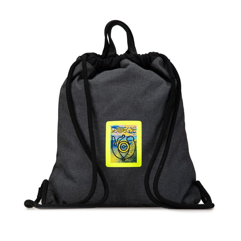 Loewe Anagram Denim Cotton Drawstring Bag